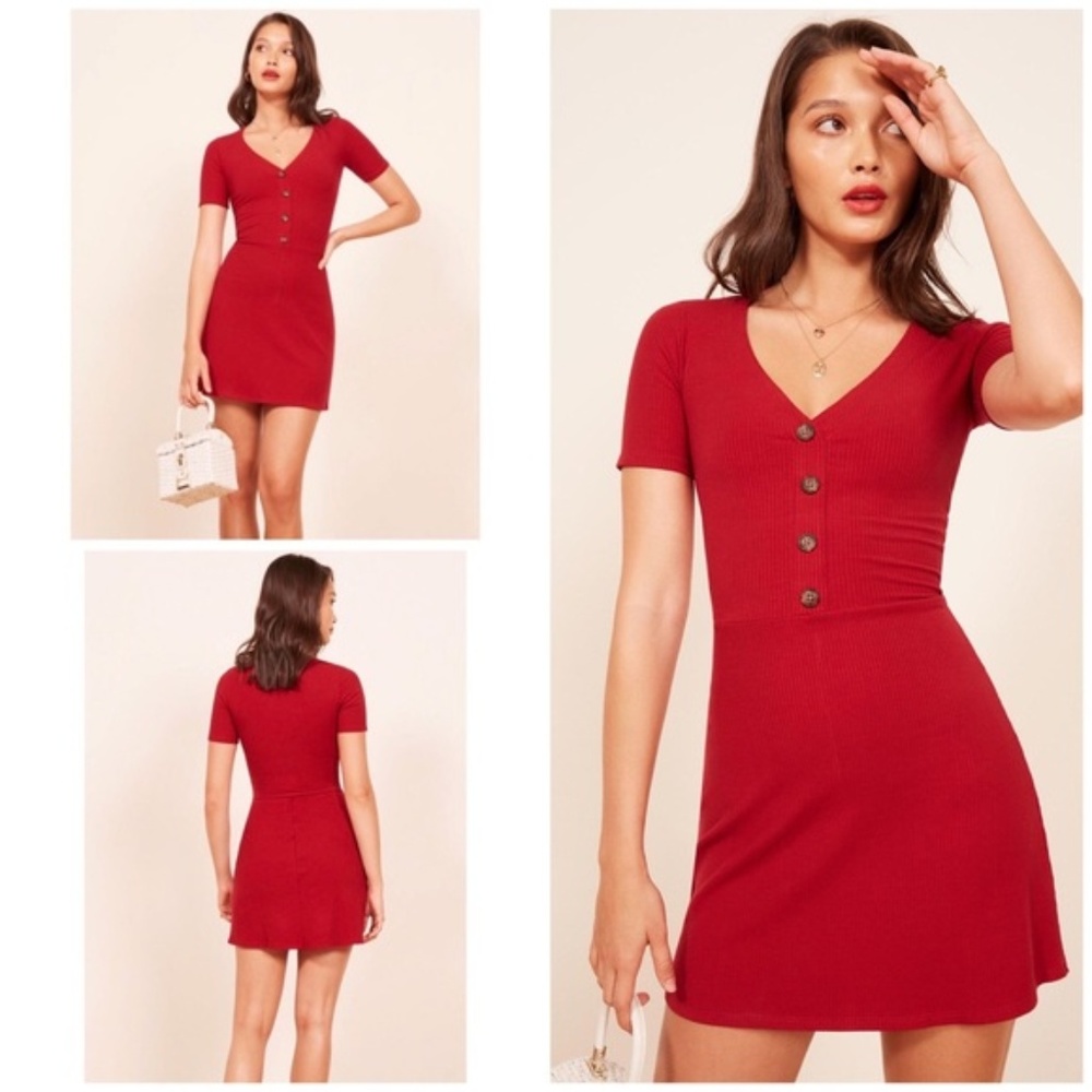 Red Reformation Dress